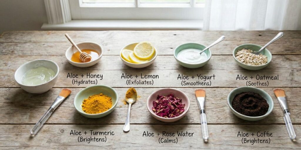 Aloe Vera Face Mask Combinations for Healthy Skin