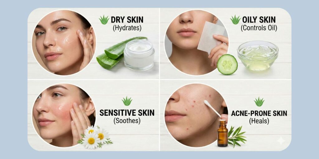 Which Skin Type Aloe Vera Benefits Most