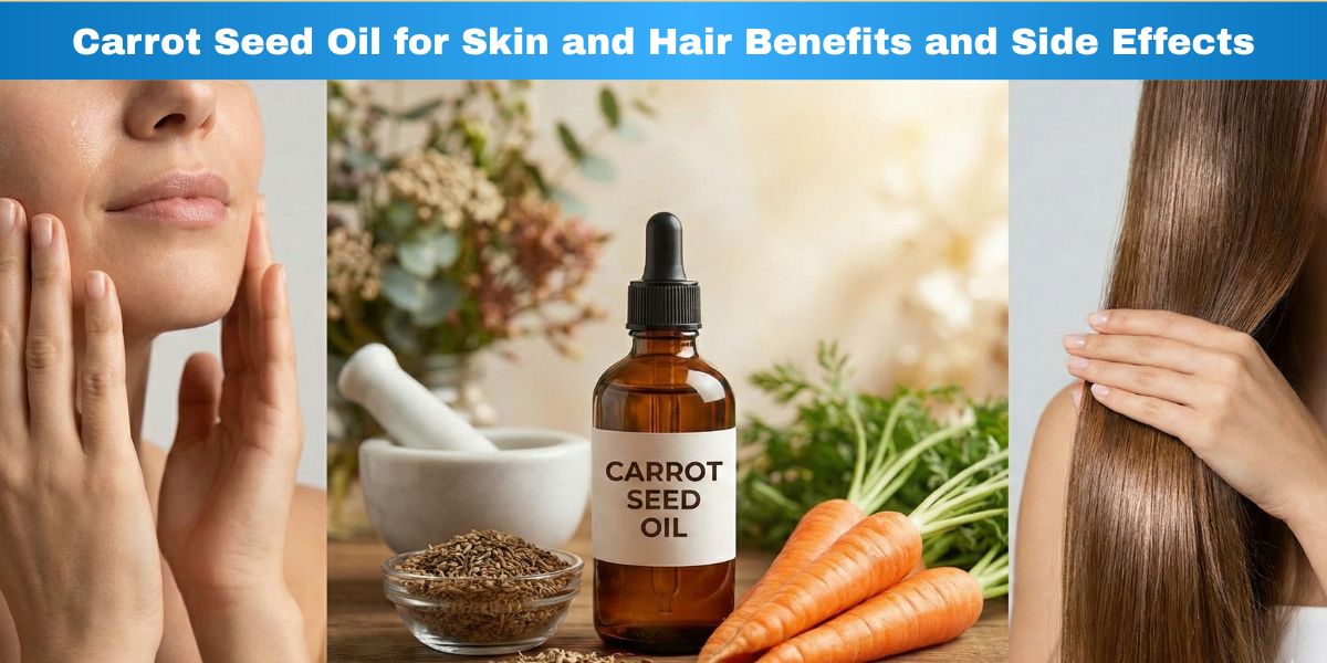 Carrot Seed Oil for Skin and Hair Benefits, Side Effects