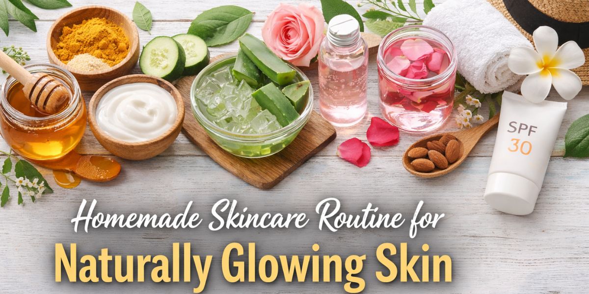 Homemade Skincare Routine for Naturally Glowing Skin