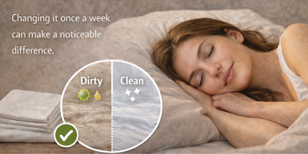 Sleep on a Fresh Pillowcase for Glowing Skin