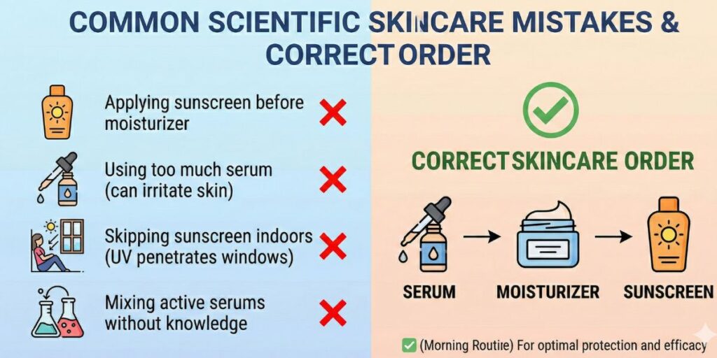 serum moisturizer and sunscreen