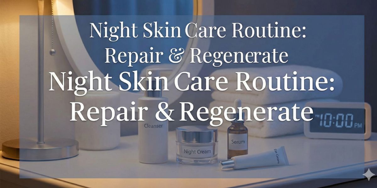Night Skin Care Routine Steps