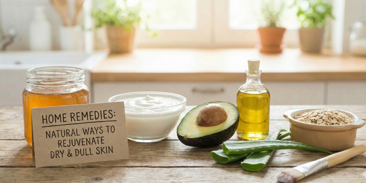 dry and dull skin home remedies