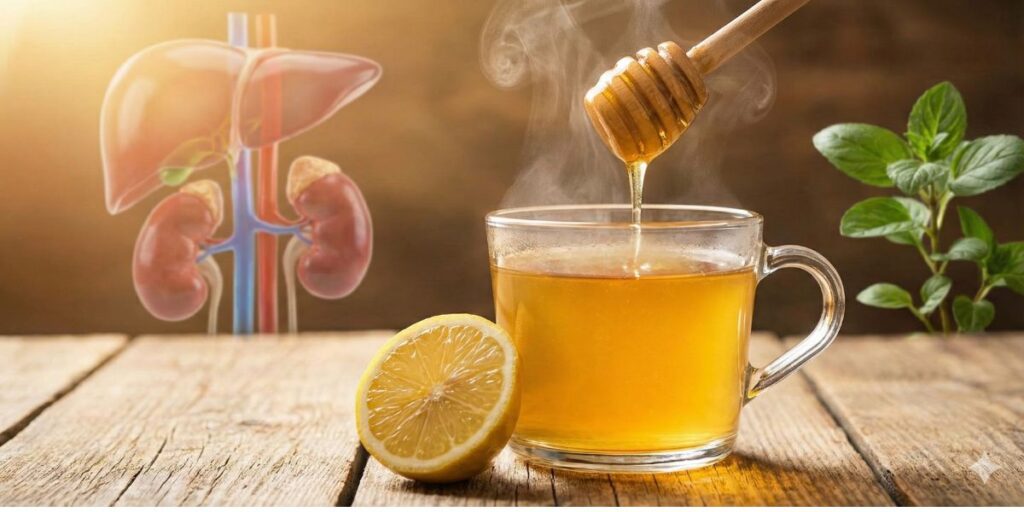 Detoxifies the Body with honey or warm water