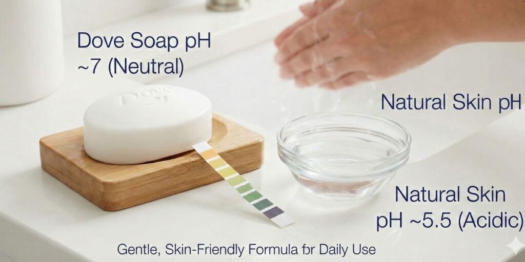 pH of Dove soap