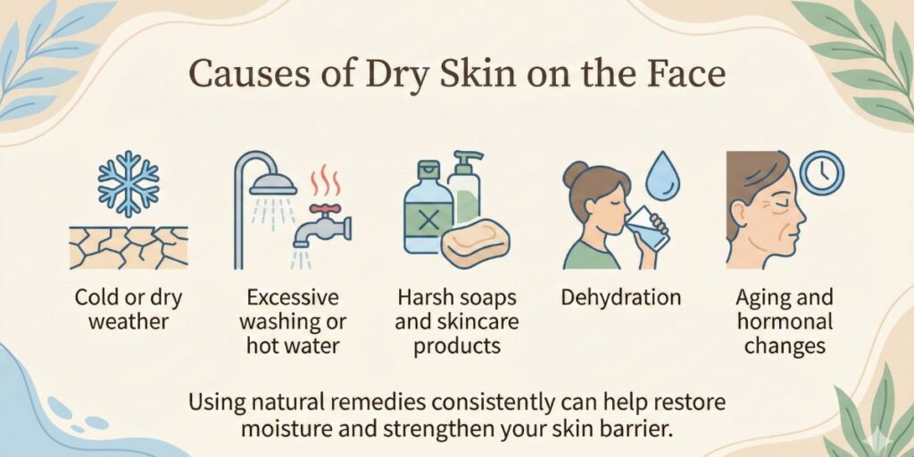 Causes of Dry Skin on the Face