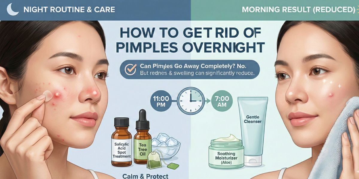 Remove pimples overnight
