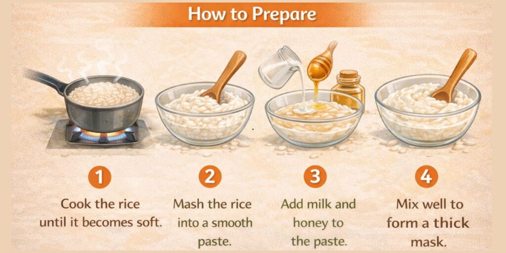 Simple Homemade Rice Face Mask Recipe