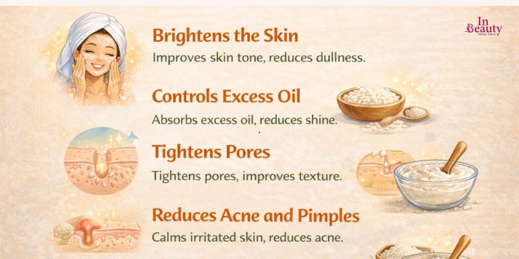 Homemade Rice Face Mask for Glowing Skin